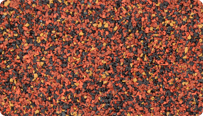 Próbka koloru Etna WARCO dla naturalnie wyglądających powierzchni, wykonana z pełnokolorowego granulatu gumowego EPDM.