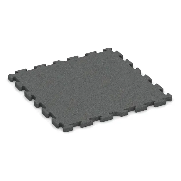Nawierzchnia dla psów von WARCO im Farbdesign Szary łupkowy mit den Abmessungen 1000 x 1000 x 40 mm. Produktfoto von Artikel 4073 in der Aufsicht von schräg vorne.