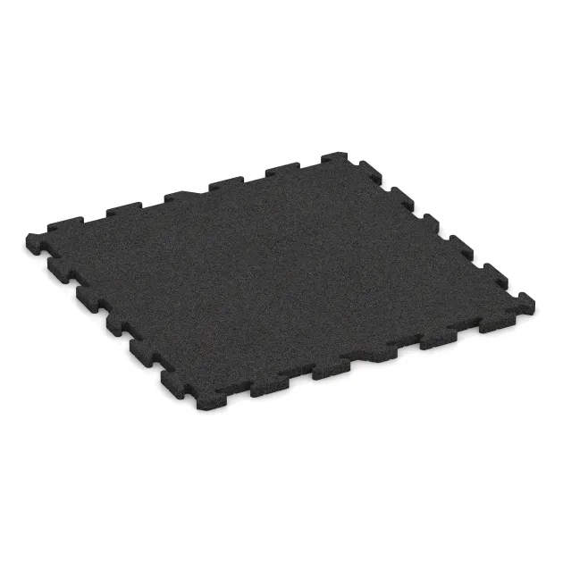 Mata Ochronna Fitness HD von WARCO im Farbdesign Antracyt mit den Abmessungen 1000 x 1000 x 30 mm. Produktfoto von Artikel 3330 in der Aufsicht von schräg vorne.