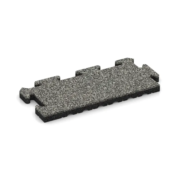 Płyta brzegowa HD von WARCO im Farbdesign Klasyczny granit mit den Abmessungen 500 x 235 x 30 mm. Produktfoto von Artikel 4887 in der Aufsicht von schräg vorne.