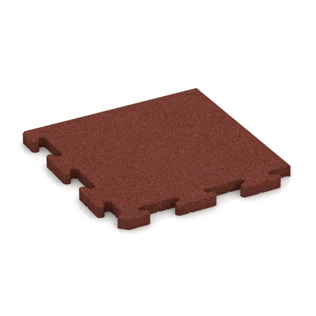 Płyta narożna von WARCO im Farbdesign Czerwony ceglasty mit den Abmessungen 485 x 485 x 30 mm. Produktfoto von Artikel 5074 in der Aufsicht von schräg vorne.