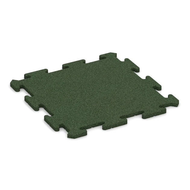 Płyta podłogowa puzzle Indoor von WARCO im Farbdesign Zielony trawiasty mit den Abmessungen 50 x 50 x 1,8 cm | 0,25 m². Produktfoto von Artikel 5687 in der Aufsicht von schräg vorne.