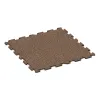 Nawierzchnia sportowa dla psów HD von WARCO im Farbdesign Caffè latte mit den Abmessungen 1000 x 1000 x 18 mm. Produktfoto von Artikel 3944 in der Aufsicht von schräg vorne.