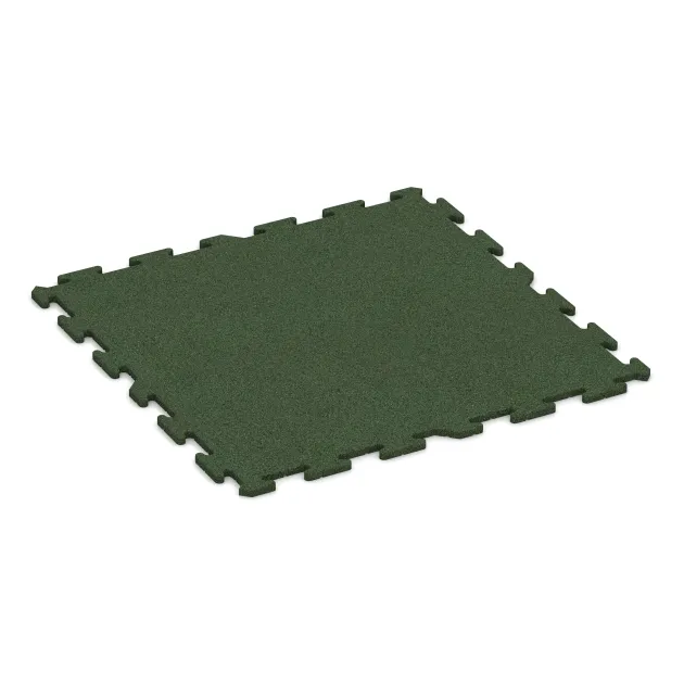 Nawierzchnia sportowa dla psów HD von WARCO im Farbdesign Zielony trawiasty mit den Abmessungen 1000 x 1000 x 18 mm. Produktfoto von Artikel 3961 in der Aufsicht von schräg vorne.