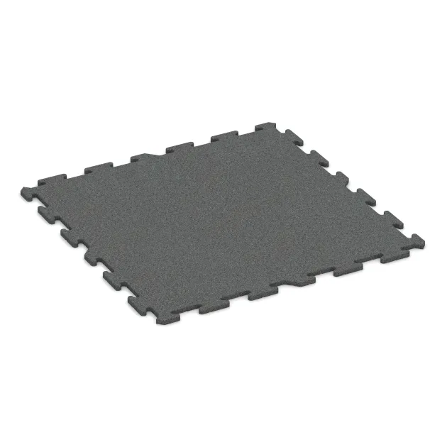 Nawierzchnia sportowa dla psów HD von WARCO im Farbdesign Szary łupkowy mit den Abmessungen 1000 x 1000 x 18 mm. Produktfoto von Artikel 3962 in der Aufsicht von schräg vorne.