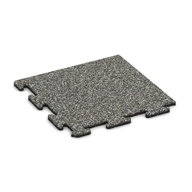Płyta narożna von WARCO im Farbdesign Klasyczny granit mit den Abmessungen 485 x 485 x 18 mm. Produktfoto von Artikel 4766 in der Aufsicht von schräg vorne.