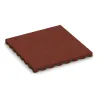 Płyta podłogowa dla psów von WARCO im Farbdesign Czerwony ceglasty mit den Abmessungen 500 x 500 x 40 mm. Produktfoto von Artikel 3984 in der Aufsicht von schräg vorne.