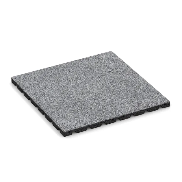 Płytka tarasowa 3 cm von WARCO im Farbdesign Szary melanż mit den Abmessungen 500 x 500 x 30 mm. Produktfoto von Artikel 5475 in der Aufsicht von schräg vorne.