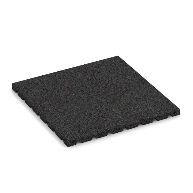Płyta podłogowa dla psów von WARCO im Farbdesign Antracyt mit den Abmessungen 500 x 500 x 30 mm. Produktfoto von Artikel 3977 in der Aufsicht von schräg vorne.