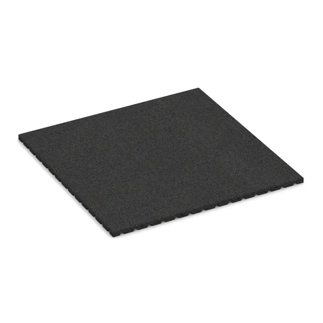 Płyta podłogowa dla psów von WARCO im Farbdesign Antracyt mit den Abmessungen 1000 x 1000 x 30 mm. Produktfoto von Artikel 3995 in der Aufsicht von schräg vorne.