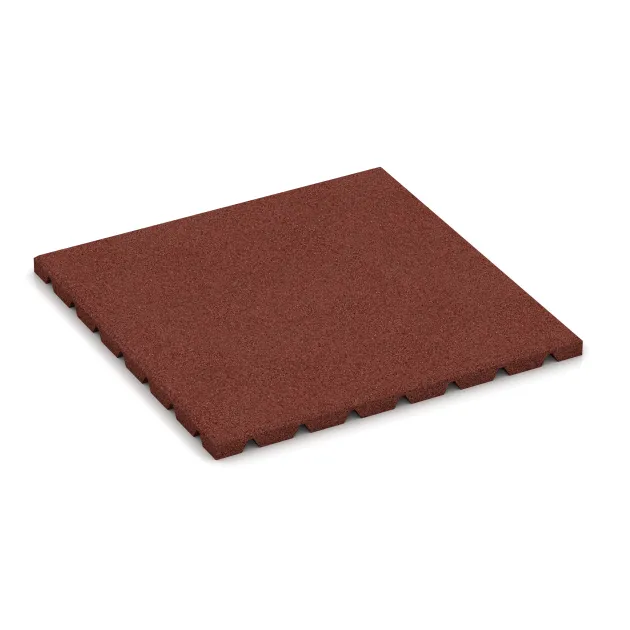 Płyta podłogowa dla psów von WARCO im Farbdesign Czerwony ceglasty mit den Abmessungen 500 x 500 x 25 mm. Produktfoto von Artikel 3966 in der Aufsicht von schräg vorne.