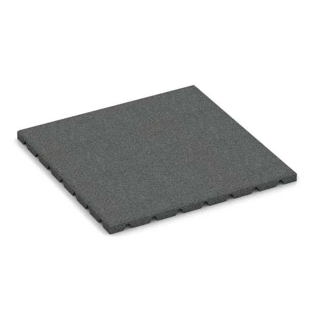 Płyta podłogowa dla psów von WARCO im Farbdesign Szary łupkowy mit den Abmessungen 500 x 500 x 25 mm. Produktfoto von Artikel 3968 in der Aufsicht von schräg vorne.