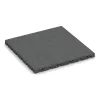 Płyta gumowa na plac zabaw von WARCO im Farbdesign Szary łupkowy mit den Abmessungen 400 x 400 x 30 mm. Produktfoto von Artikel 0523 in der Aufsicht von schräg vorne.