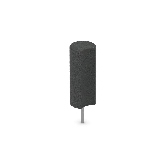Elastyczna palisada von WARCO im Farbdesign Szary łupkowy mit den Abmessungen ø 250 x 600 mm. Produktfoto von Artikel 2559 in der Aufsicht von schräg vorne.