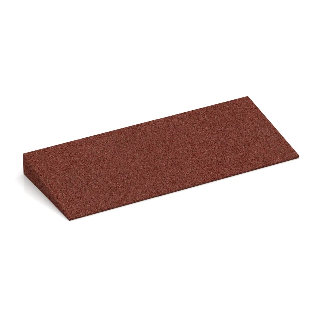 Rampa progowa 50 × 4,3 cm von WARCO im Farbdesign Czerwony ceglasty mit den Abmessungen 50 x 20 cm | 8 < 43 mm. Produktfoto von Artikel 2243 in der Aufsicht von schräg vorne.