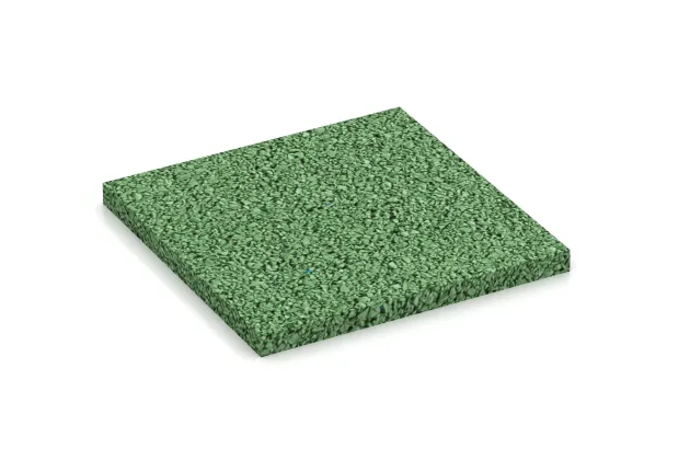 Próbka koloru von WARCO im Farbdesign Blady zielony mit den Abmessungen ca. 100 x 100 x 7 mm. Produktfoto von Artikel 4346 in der Aufsicht von schräg vorne.