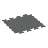 Płyta gumowa – podwójne T / H von WARCO im Farbdesign Szary łupkowy mit den Abmessungen 112 x 100 x 1,7 cm | 1,12 m². Produktfoto von Artikel 5194 in der Aufsicht von schräg vorne.