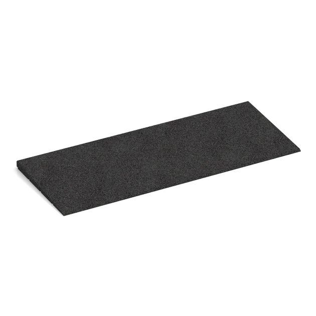 Rampa progowa 75 cm von WARCO im Farbdesign Antracyt mit den Abmessungen 75 x 30 cm | 8 < 25 mm. Produktfoto von Artikel 2308 in der Aufsicht von schräg vorne.