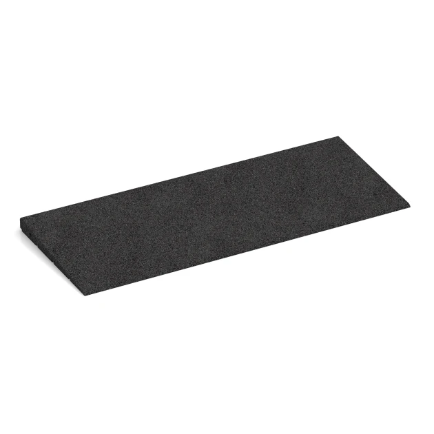 Rampa progowa 75 cm von WARCO im Farbdesign Antracyt mit den Abmessungen 75 x 30 cm | 8 < 30 mm. Produktfoto von Artikel 2348 in der Aufsicht von schräg vorne.