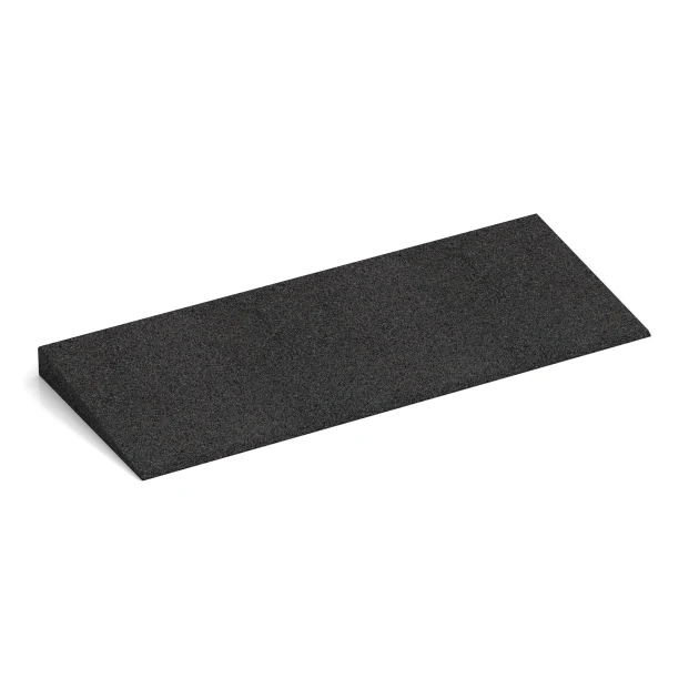Rampa progowa 75 cm von WARCO im Farbdesign Antracyt mit den Abmessungen 75 x 30 cm | 8 < 45 mm. Produktfoto von Artikel 2468 in der Aufsicht von schräg vorne.