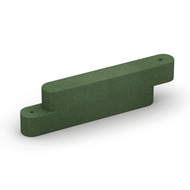 Obrzeże gumowe von WARCO im Farbdesign Zielony trawiasty mit den Abmessungen 100 x 15 x 30 cm. Produktfoto von Artikel 6641 in der Aufsicht von schräg vorne.