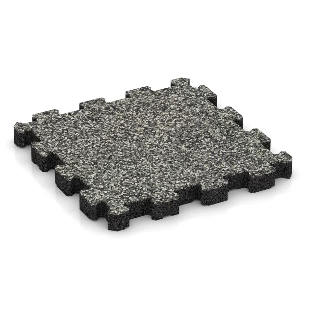 Płytka na obrzeża basenu bezfugowa von WARCO im Farbdesign Klasyczny granit mit den Abmessungen 306 x 306 x 30 mm. Produktfoto von Artikel 6105 in der Aufsicht von schräg vorne.