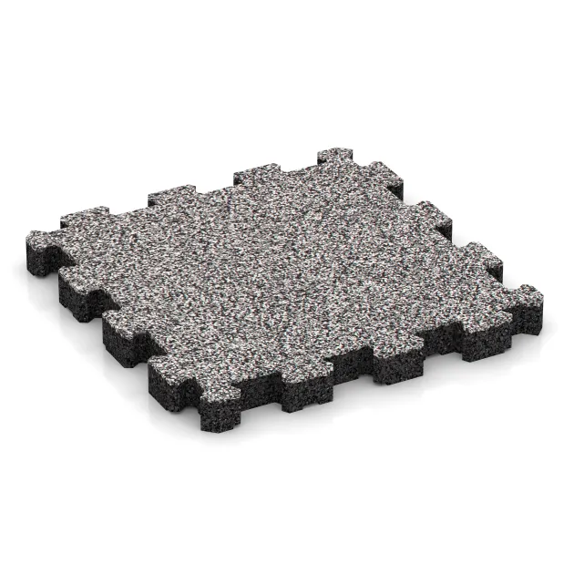 Płytka na obrzeża basenu bezfugowa von WARCO im Farbdesign Szary melanż mit den Abmessungen 306 x 306 x 30 mm. Produktfoto von Artikel 5227 in der Aufsicht von schräg vorne.