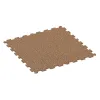 Nawierzchnia Fitness Kompakt von WARCO im Farbdesign Terakota mit den Abmessungen 970 x 970 x 8 mm. Produktfoto von Artikel 1023 in der Aufsicht von schräg vorne.