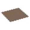 Nawierzchnia Fitness Kompakt von WARCO im Farbdesign Caffè latte mit den Abmessungen 970 x 970 x 8 mm. Produktfoto von Artikel 1024 in der Aufsicht von schräg vorne.