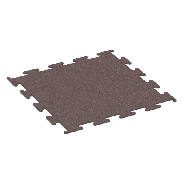 Fitness Performance Elite podłoga sportowa von WARCO im Farbdesign Czerwień mineralna mit den Abmessungen 100 x 100 x 1 cm | 1,00 m². Produktfoto von Artikel 6145 in der Aufsicht von schräg vorne.