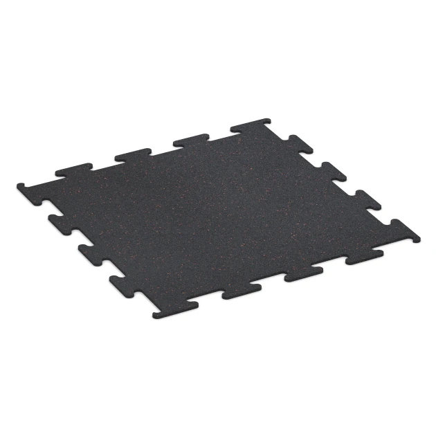 Fitness Performance Elite podłoga sportowa von WARCO im Farbdesign Czerwony lekko nakrapiany mit den Abmessungen 100 x 100 x 1 cm | 1,00 m². Produktfoto von Artikel 3753 in der Aufsicht von schräg vorne.