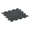 Nawierzchnia Fitness Performance Elite von WARCO im Farbdesign Niebiesko lekko nakrapiany mit den Abmessungen 1000 x 1000 x 10 mm. Produktfoto von Artikel 3754 in der Aufsicht von schräg vorne.