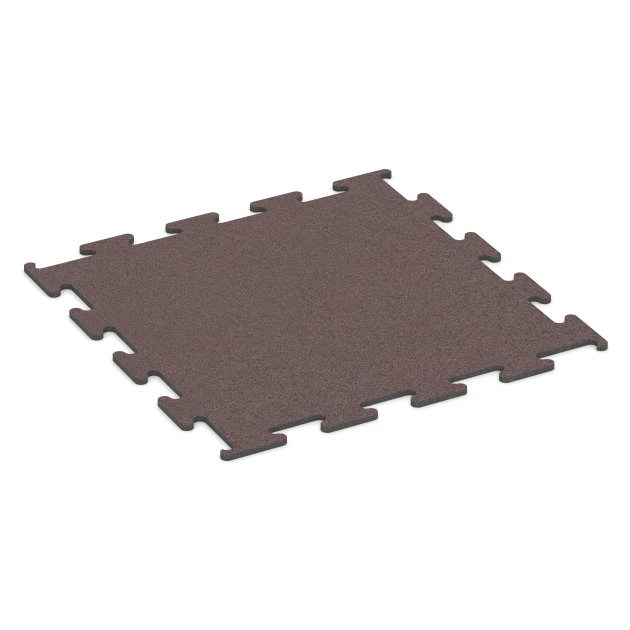 Fitness Performance Elite podłoga sportowa von WARCO im Farbdesign Czerwień mineralna mit den Abmessungen 100 x 100 x 1,5 cm | 1,00 m². Produktfoto von Artikel 6147 in der Aufsicht von schräg vorne.