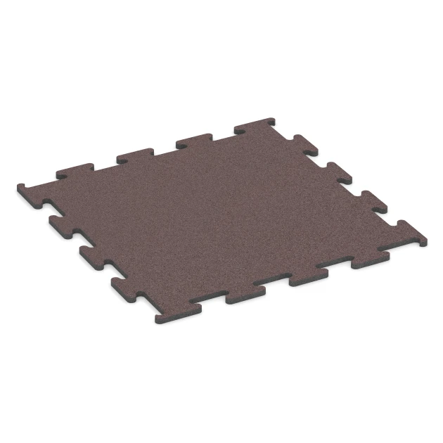 Fitness Performance Elite podłoga sportowa von WARCO im Farbdesign Czerwień mineralna mit den Abmessungen 100 x 100 x 2 cm | 1,00 m². Produktfoto von Artikel 6149 in der Aufsicht von schräg vorne.