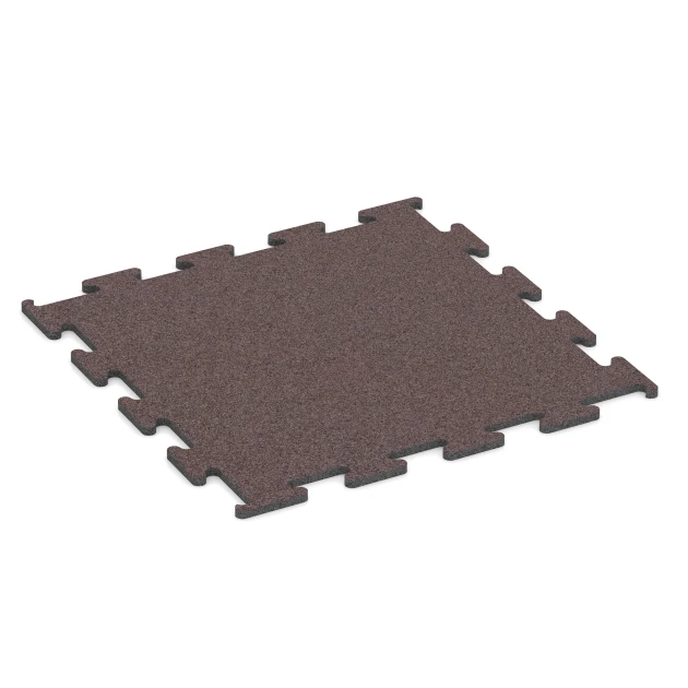 Fitness Performance Elite podłoga sportowa von WARCO im Farbdesign Czerwień mineralna mit den Abmessungen 50 x 50 x 1 cm | 0,25 m². Produktfoto von Artikel 6151 in der Aufsicht von schräg vorne.