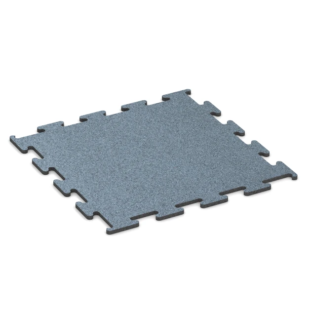 Fitness Performance Elite Nawierzchnia Treningowa von WARCO im Farbdesign Srebro postarzane mit den Abmessungen 50 x 50 x 1 cm | 0,25 m². Produktfoto von Artikel 6164 in der Aufsicht von schräg vorne.