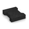 Kostka brukowa von WARCO im Farbdesign Antracyt mit den Abmessungen 20 × 16,5 × 4,3 cm | 0,0278 m². Produktfoto von Artikel 3845 in der Aufsicht von schräg vorne.