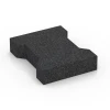 Kostka brukowa von WARCO im Farbdesign Antracyt mit den Abmessungen 20 x 16,5 x 4,5 cm | 0,0278 m². Produktfoto von Artikel 7068 in der Aufsicht von schräg vorne.