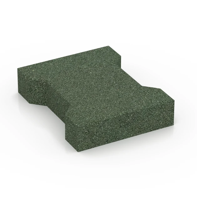 Kostka brukowa von WARCO im Farbdesign Zielony trawiasty mit den Abmessungen 20 x 16,5 x 4,5 cm | 0,0278 m². Produktfoto von Artikel 7070 in der Aufsicht von schräg vorne.