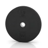 Bumper Plate von WARCO im Farbdesign Antracyt mit den Abmessungen 10 kg | ø 45,4 x 5,85 cm. Produktfoto von Artikel 6085 in der Aufsicht von schräg vorne.