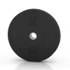 Bumper Plate Slim von WARCO im Farbdesign Antracyt mit den Abmessungen 15 kg | ø 45,4 x 5,85 cm. Produktfoto von Artikel 6088 in der Aufsicht von schräg vorne.