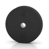 Bumper Plate Slim von WARCO im Farbdesign Antracyt mit den Abmessungen 20 kg | ø 45,4 x 8,61 cm. Produktfoto von Artikel 6089 in der Aufsicht von schräg vorne.