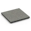 Płyta amortyzująca EPDM – 120 cm von WARCO im Farbdesign Szary granit mit den Abmessungen 50 x 50 x 4 cm | 0,25 m². Produktfoto von Artikel 6423 in der Aufsicht von schräg vorne.