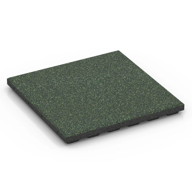 Płyta amortyzująca EPDM – 120 cm von WARCO im Farbdesign Trawnik angielski mit den Abmessungen 50 x 50 x 4 cm | 0,25 m². Produktfoto von Artikel 6424 in der Aufsicht von schräg vorne.