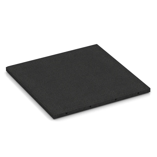 Płyty amortyzujące von WARCO im Farbdesign Antracyt mit den Abmessungen 50 x 50 x 3 cm | 0,25 m². Produktfoto von Artikel 6287 in der Aufsicht von schräg vorne.