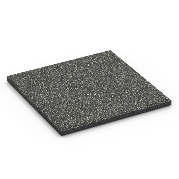 Płyta amortyzująca – 90 cm von WARCO im Farbdesign Ciemnoszary granit mit den Abmessungen 50 x 50 x 3 cm | 0,25 m². Produktfoto von Artikel 6413 in der Aufsicht von schräg vorne.
