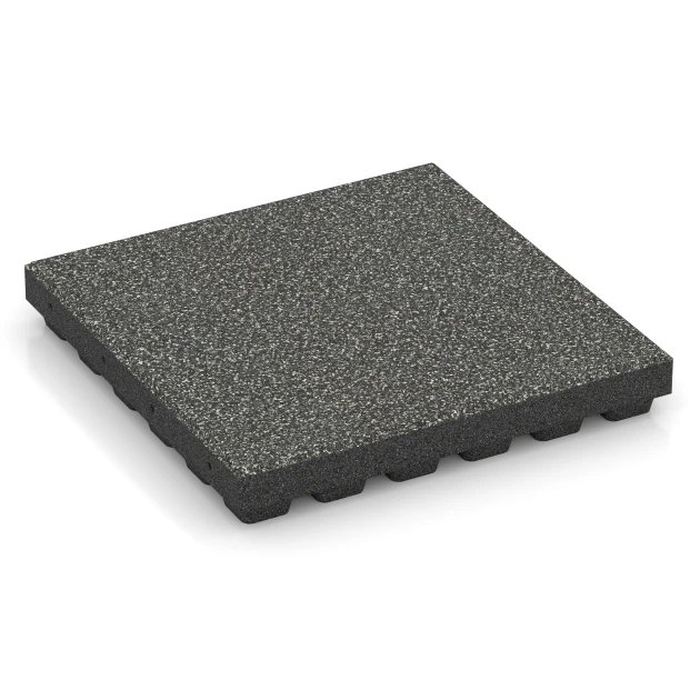 Płyta amortyzująca EPDM – 210 cm von WARCO im Farbdesign Ciemnoszary granit mit den Abmessungen 50 x 50 x 7 cm | 0,25 m². Produktfoto von Artikel 6440 in der Aufsicht von schräg vorne.