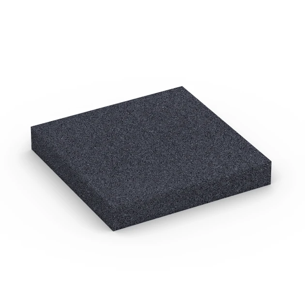 Fitness Performance Elite Nawierzchnia Treningowa von WARCO im Farbdesign Antracyt mit den Abmessungen 100 × 100 × 1,5 cm. Produktfoto von Artikel 6175 in der Aufsicht von schräg vorne.