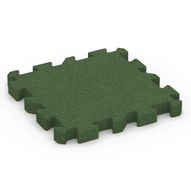 Płyta amortyzująca – 190 cm von WARCO im Farbdesign Zielony trawiasty mit den Abmessungen 50 x 50 x 5 cm | 0,25 m². Produktfoto von Artikel 6403 in der Aufsicht von schräg vorne.