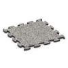 Fitness Active podłoga von WARCO im Farbdesign Szary granit mit den Abmessungen 44,6 x 44,6 x 1,8 cm. Produktfoto von Artikel 6824 in der Aufsicht von schräg vorne.